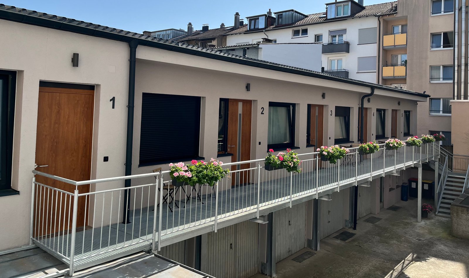 Goldstadt Apartments Außenansicht